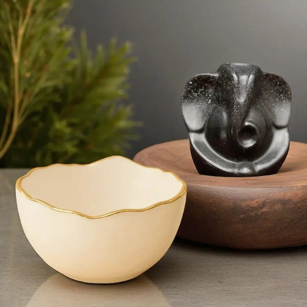 Money bowl with ganesh