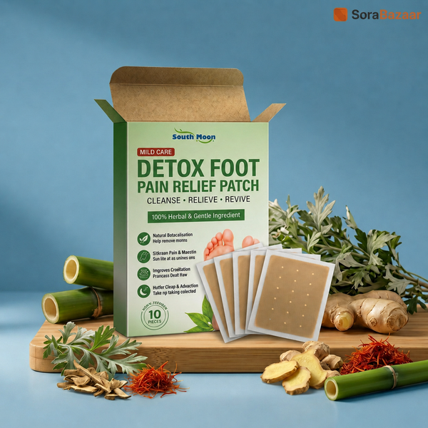 Herbal Detox Foot Patch – Overnight Foot Care & Relaxation Patches (10 Pieces)