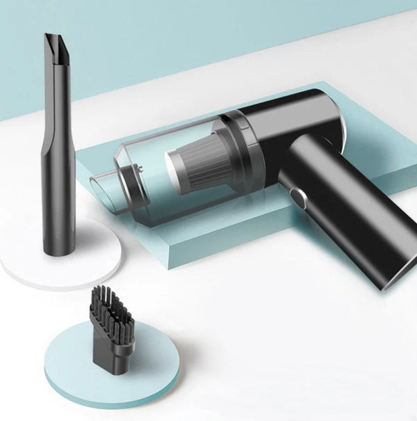 2-in-1 Wireless Handheld Vacuum Cleaner & Air Duster | Powerful Suction for Car, Home & Pet Hair