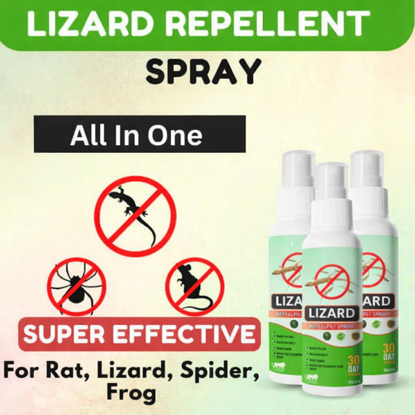 Organic Lizard Repellent Spray — Chipkali Bhagao Naturally | Safe for Kids & Pets | Pack of 3